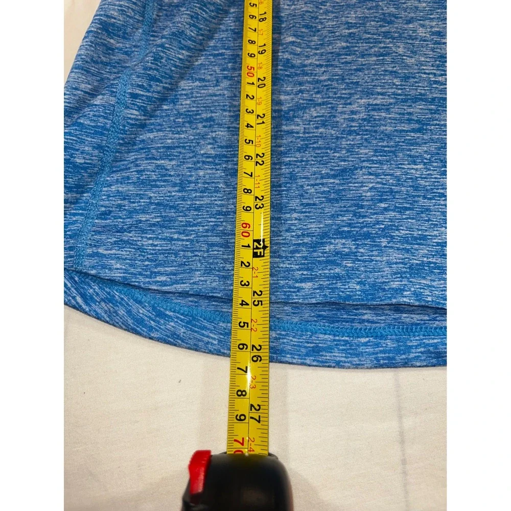 Nike Running Dri-FIT Blue Space Dye Half‎ Zip Long Sleeve Top Women's XS